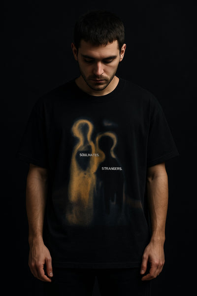 🖤 SOULVØID® Classic – “SOULMATES. STRANGERS.” Oversized T-Shirt